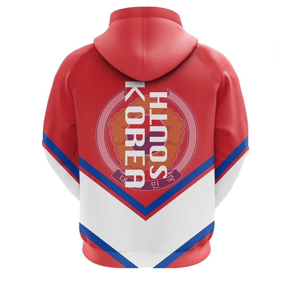 South Korea Zip Hoodie Coat Of Arms Lucian Style RLT8