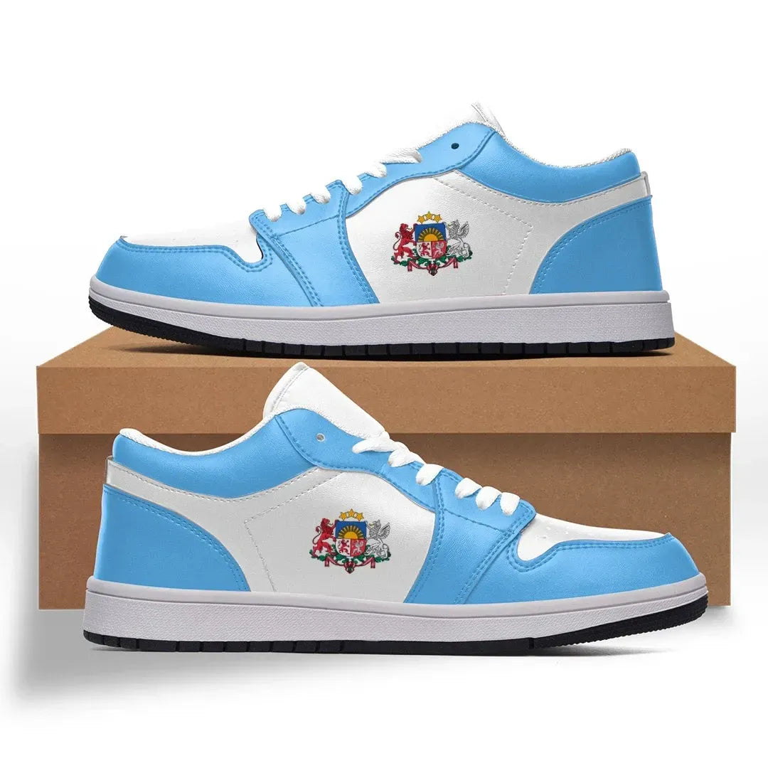 Latvia Low Top Sneakers UNC Blue - Sneakers RLT6