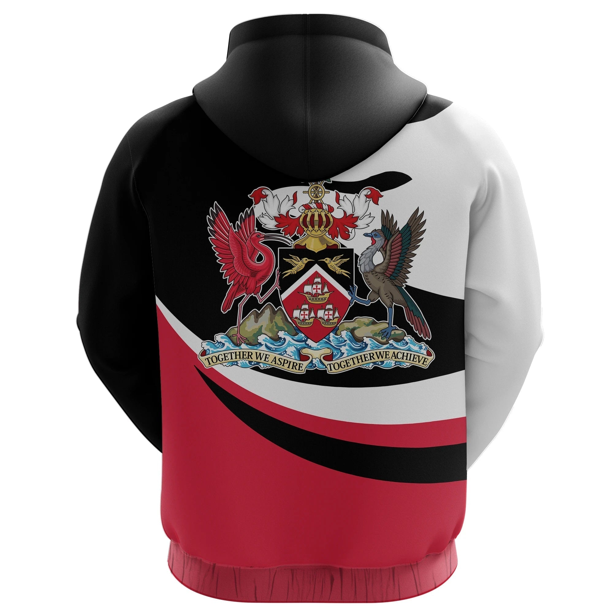 Trinidad and Tobago Hoodie Zip Proud Version RLT6