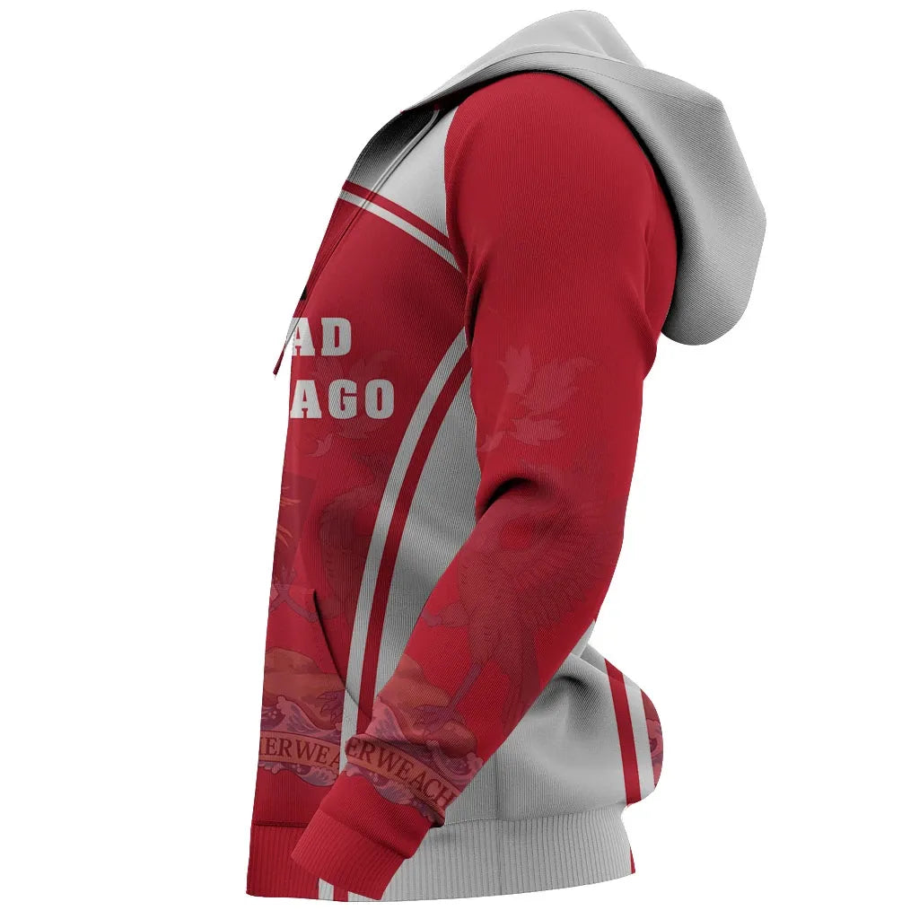 Trinidad and Tobago Zipper Hoodie Sport Style RLT6