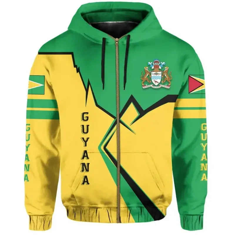 Guyana Zip Hoodie Lightning RLT8