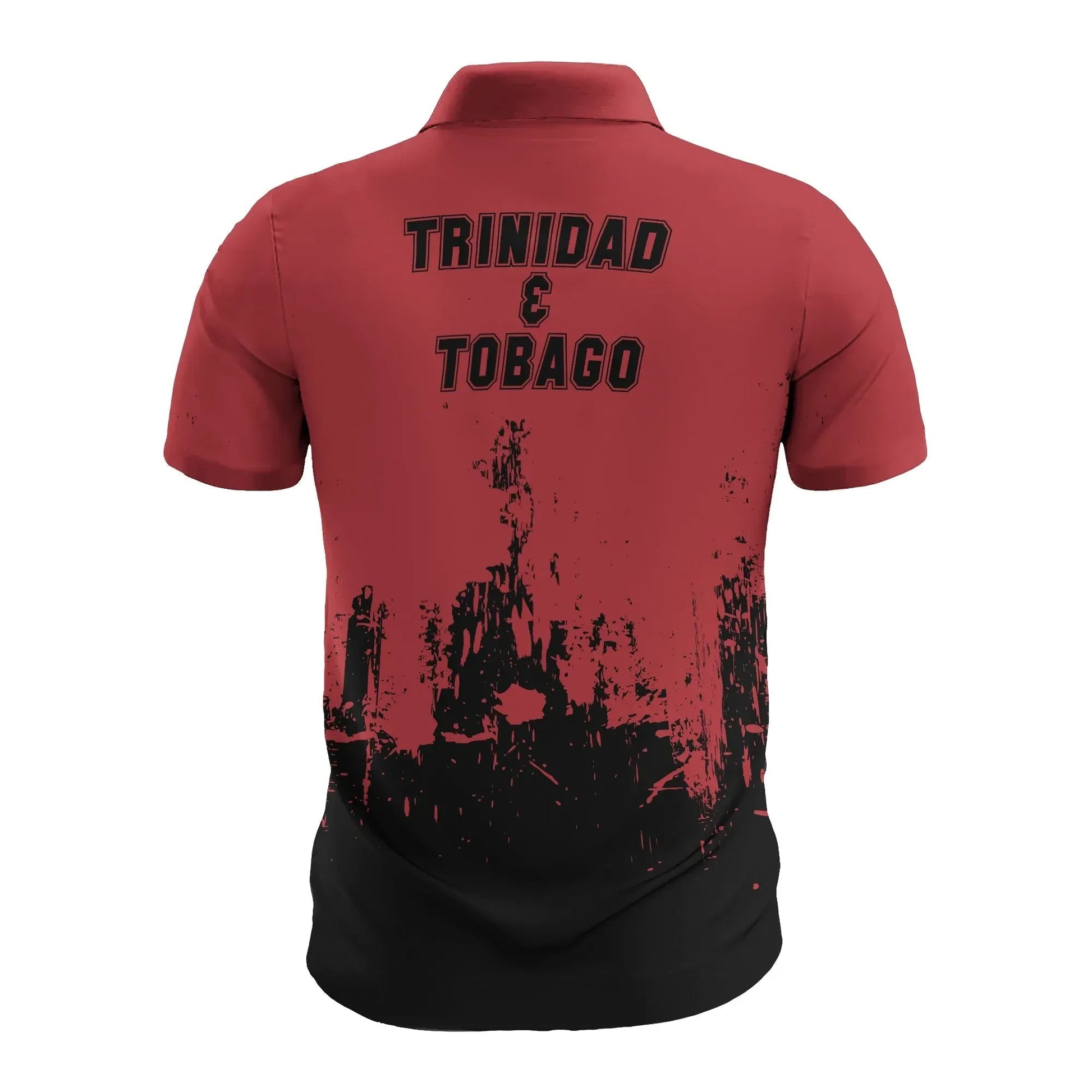 Trinidad and Tobago Mens All Over Print Polo Shirt RLT6
