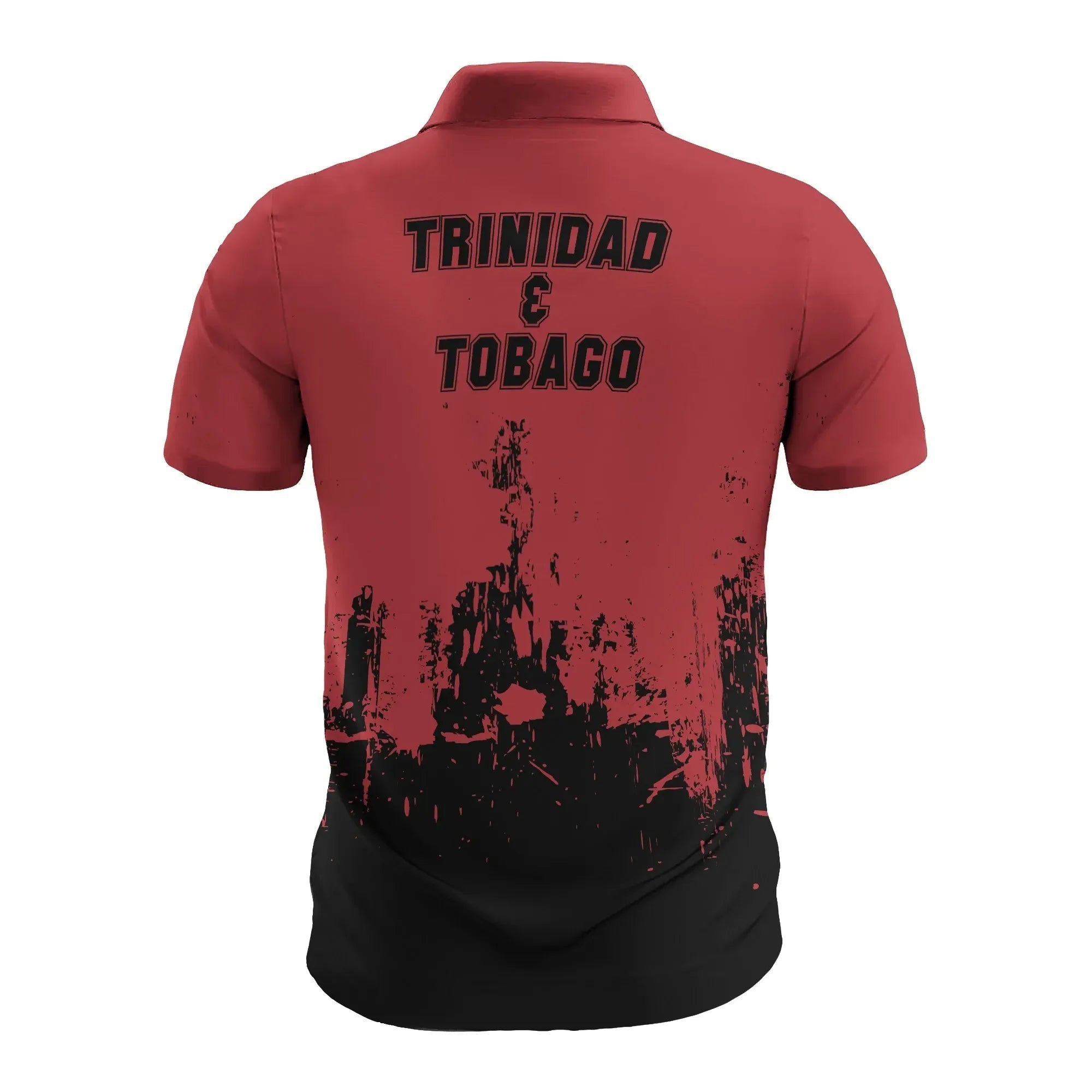 Trinidad and Tobago Mens All Over Print Polo Shirt RLT6