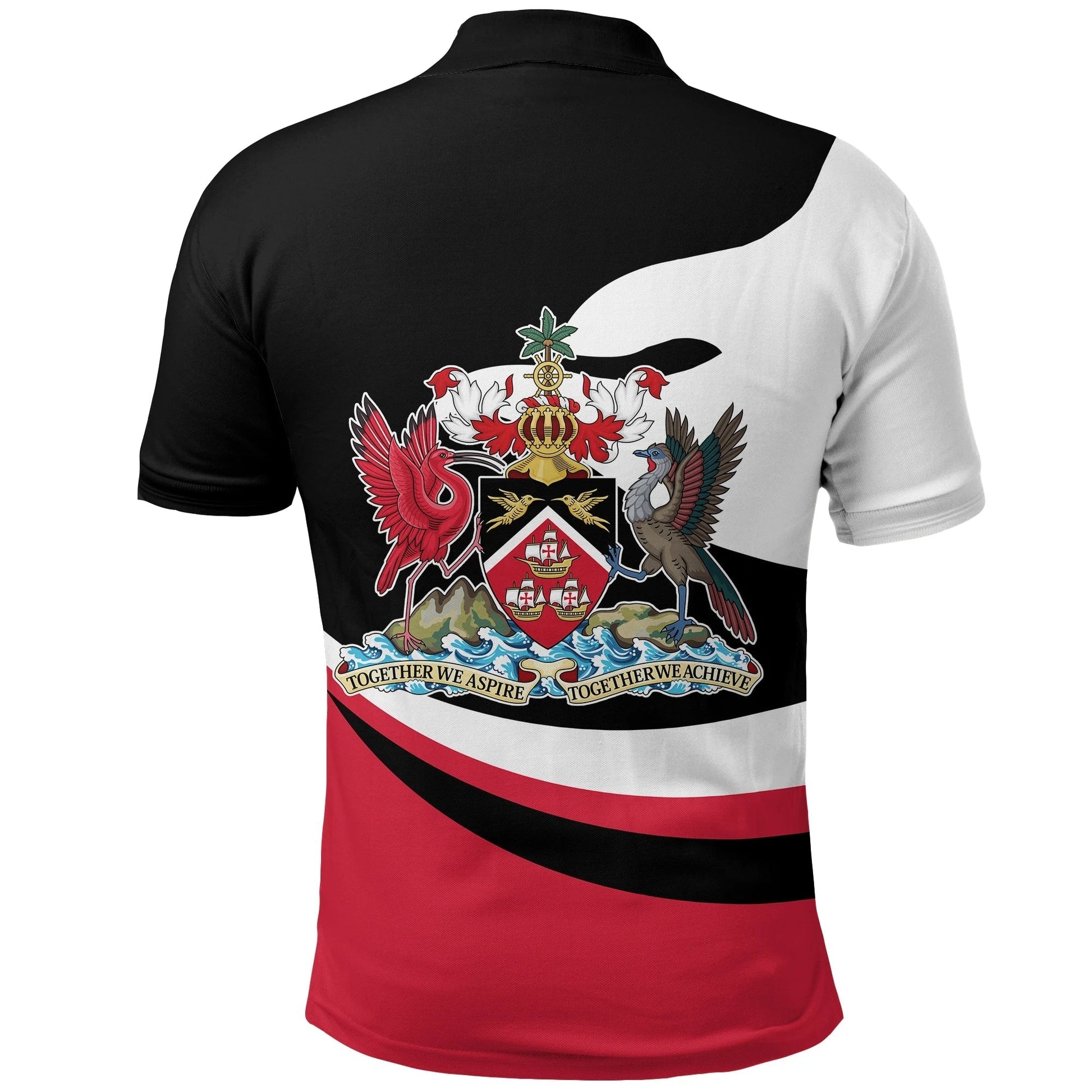 Trinidad and Tobago Polo Shirt Proud Version RLT6