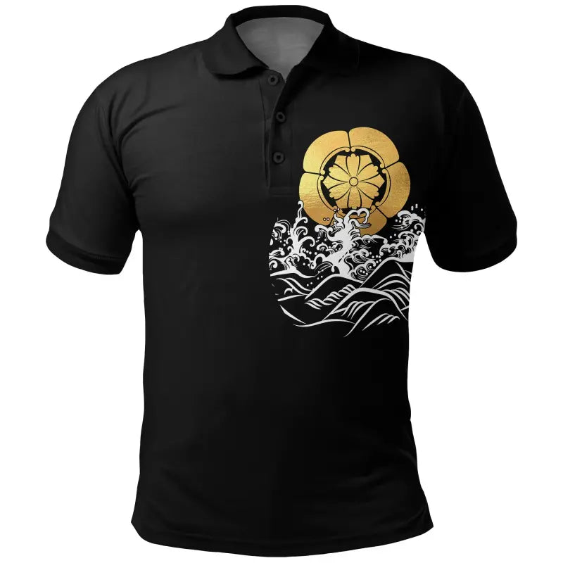 The Golden Koi Fish Polo Shirt RLT8