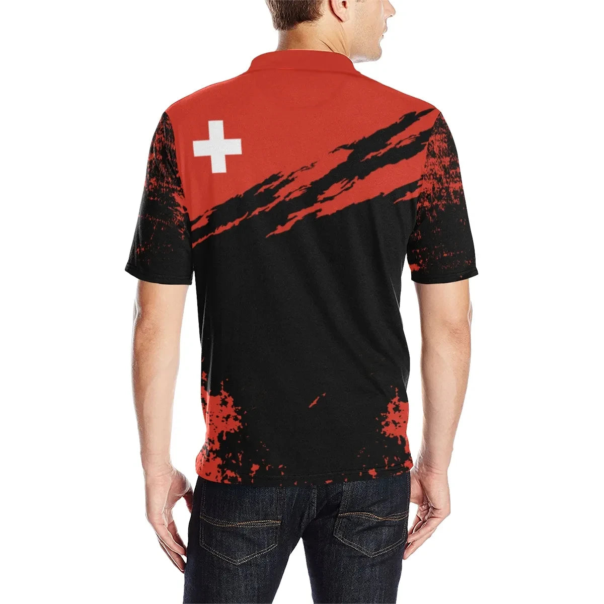 Switzerland Polo Shirt All Over Print Polo Shirt RLT13