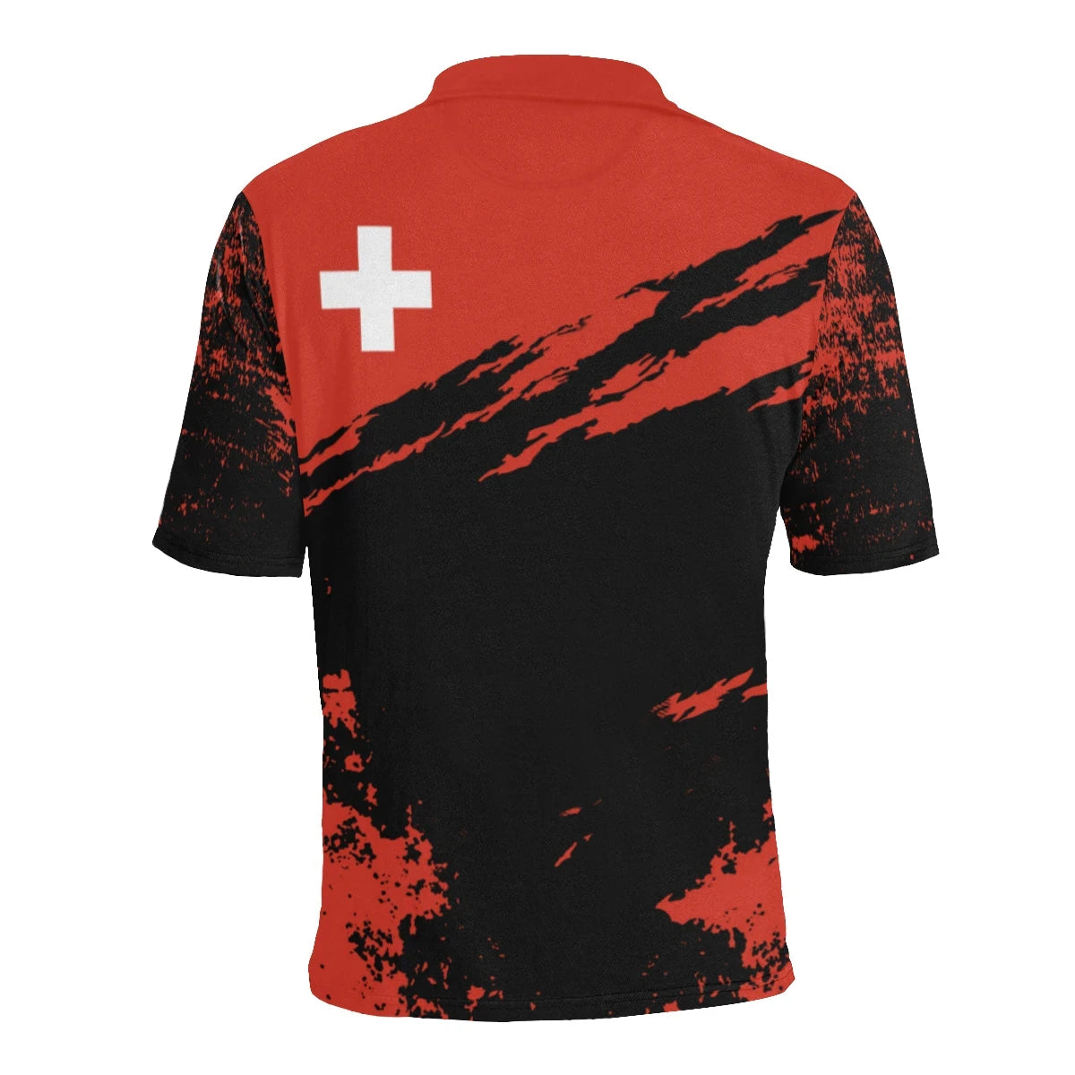 Switzerland Polo Shirt Mens All Over Print Polo Shirt RLT13