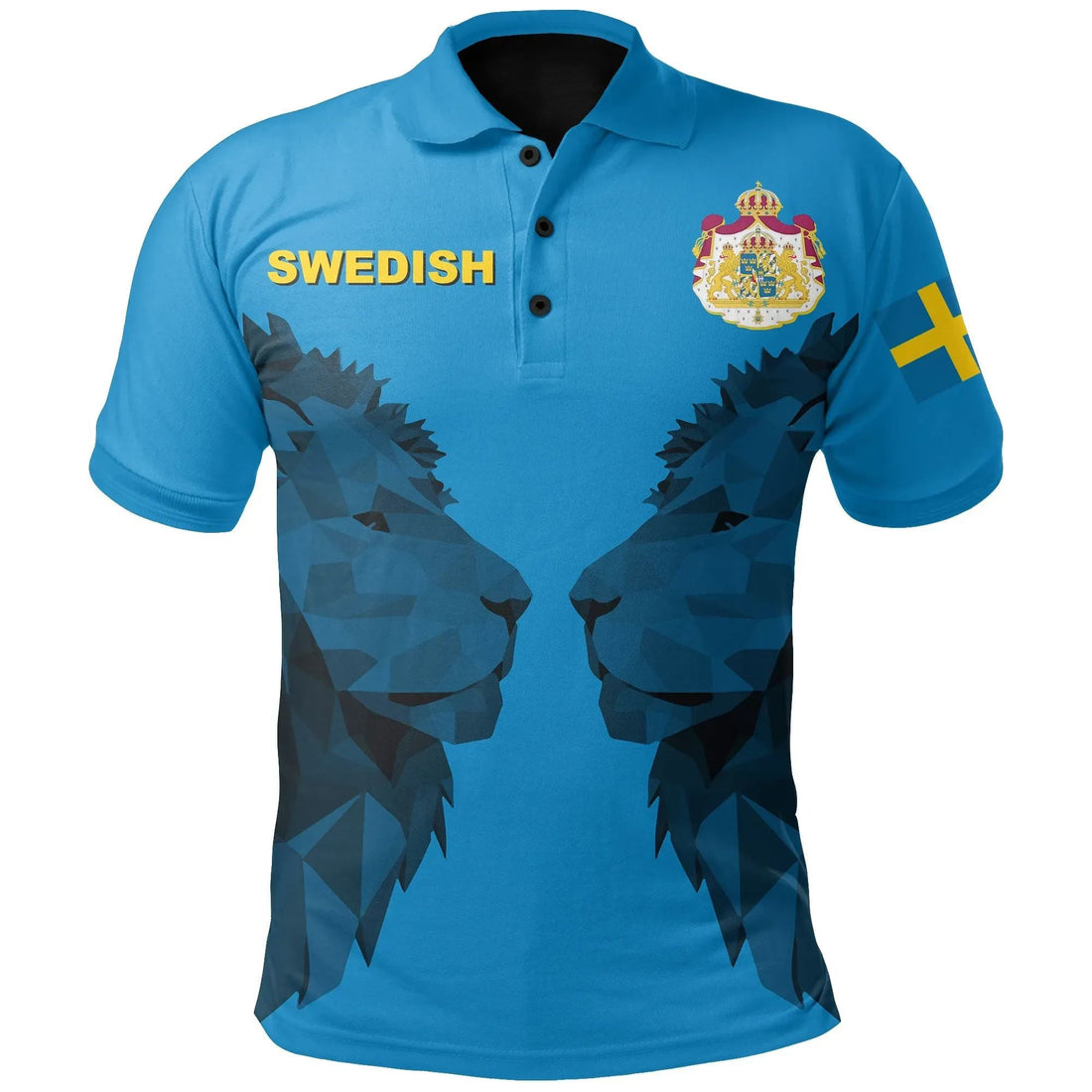 Sweden Polo T shirt Double Lion RLT7