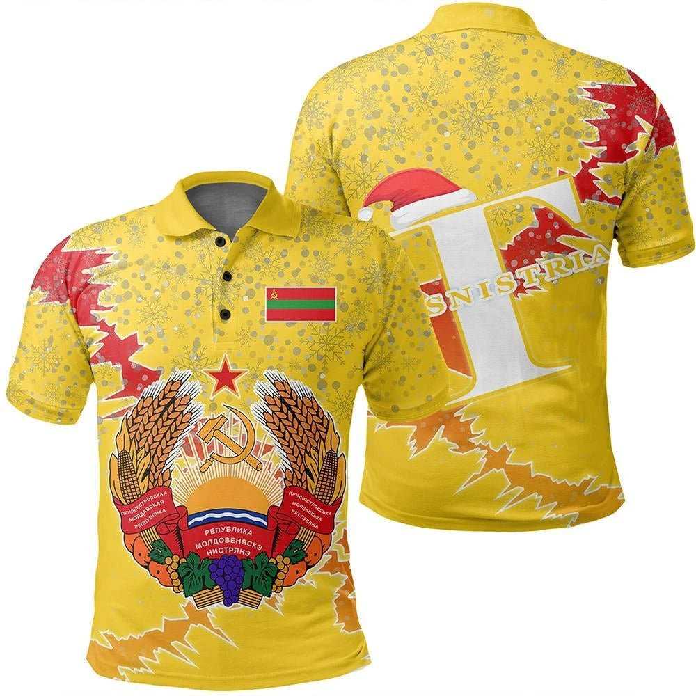 Trinidad and Tobago Polo Shirt Christmas Coat Of Arms X Style8 RLT6
