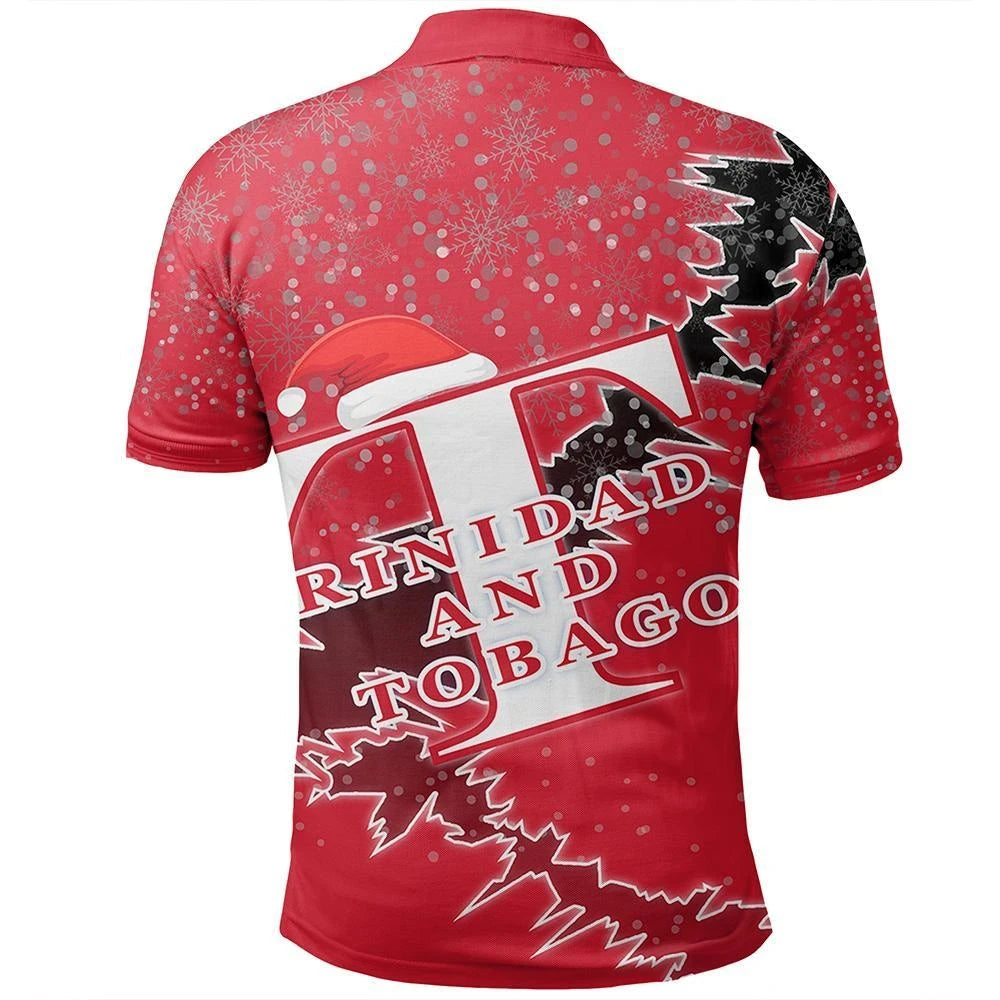 Trinidad and Tobago Polo Shirt Christmas Coat Of Arms X Style8 RLT6