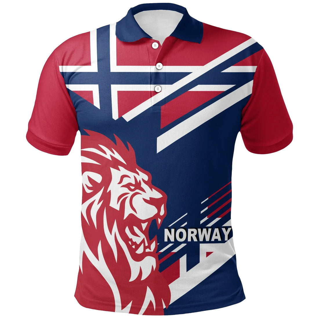 Norway Polo Shirt Lion Flag Special Edition RLT7