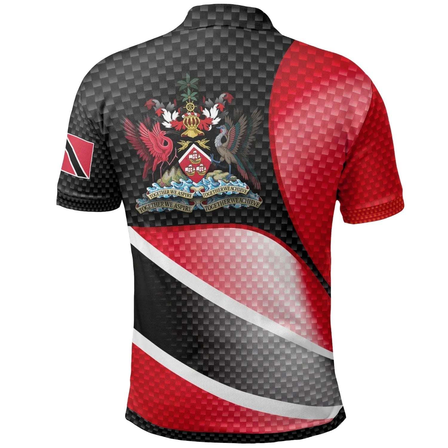 Trinidad and Tobago polo_shirt Trinidad and Tobago Flag RLT6