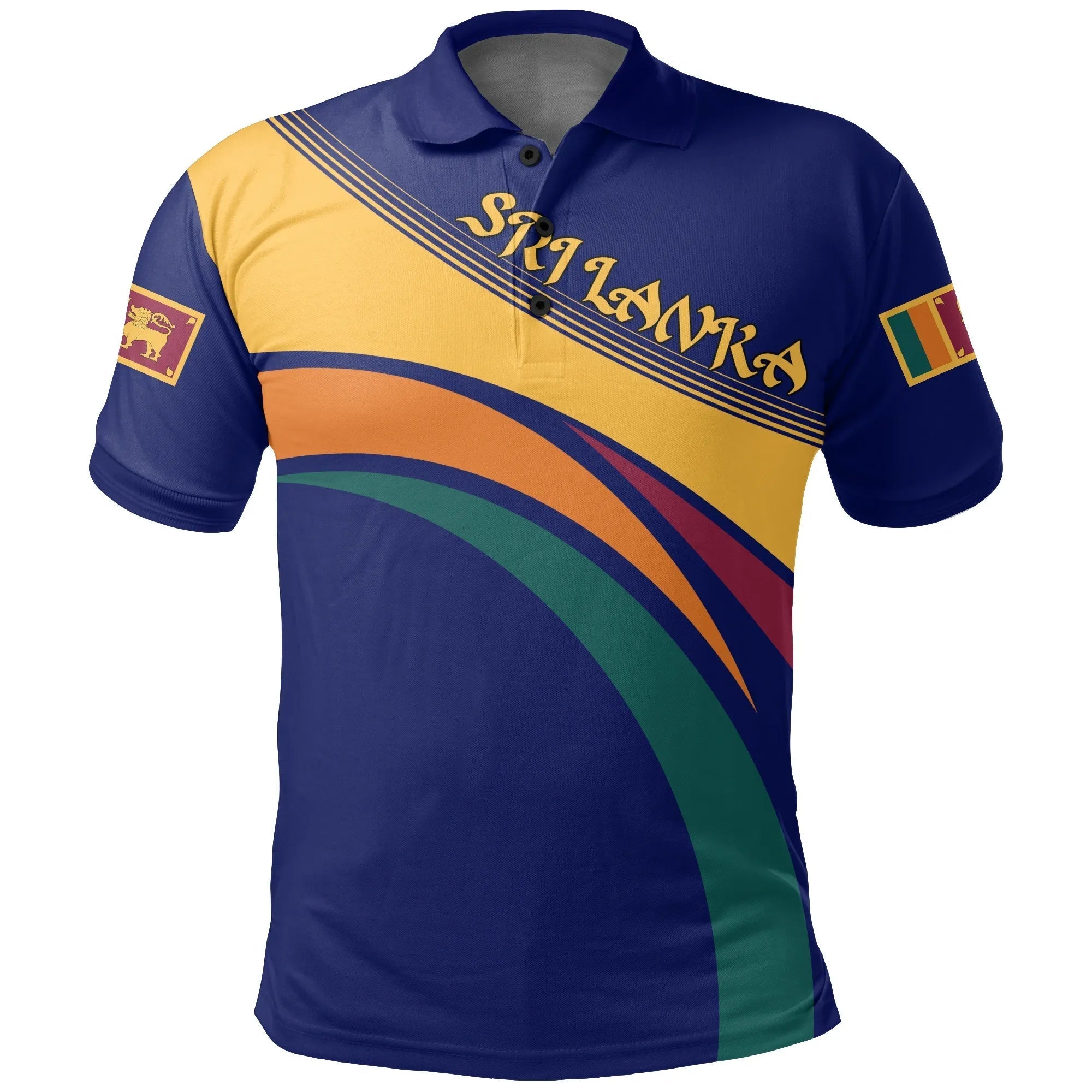 Sri Lanka Lion Polo Shirt RLT7
