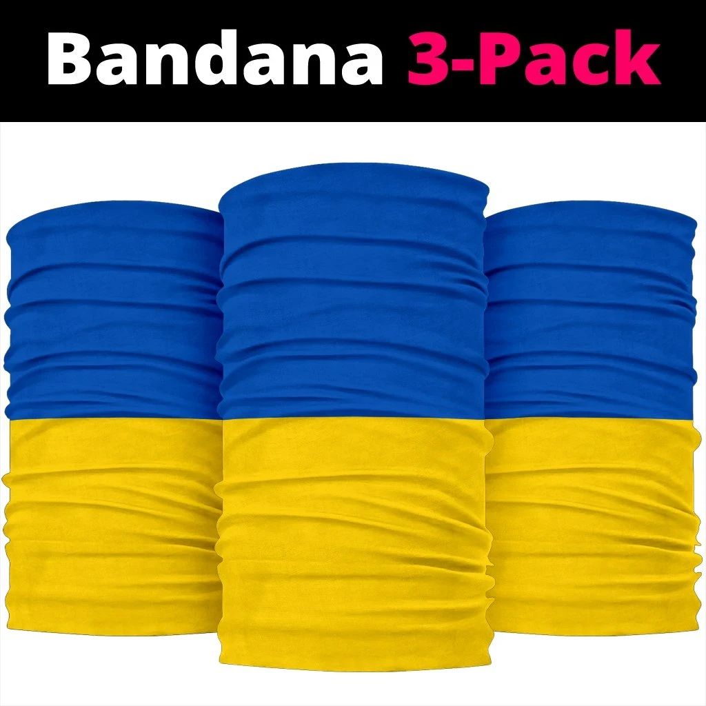 Ukraine Bandana 3 Pack Flag Neck Gaiter RLT7