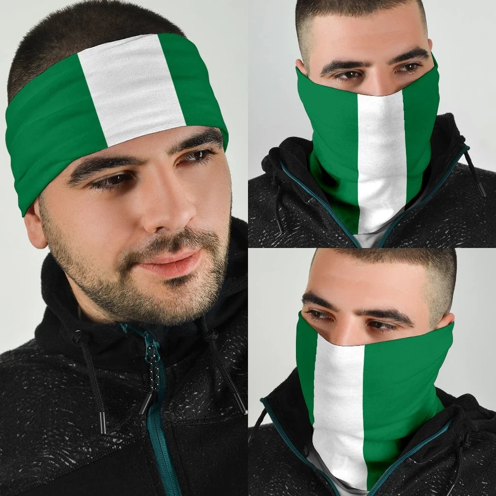 Nigeria Bandana 3 Pack Flag Neck Gaiter RLT8