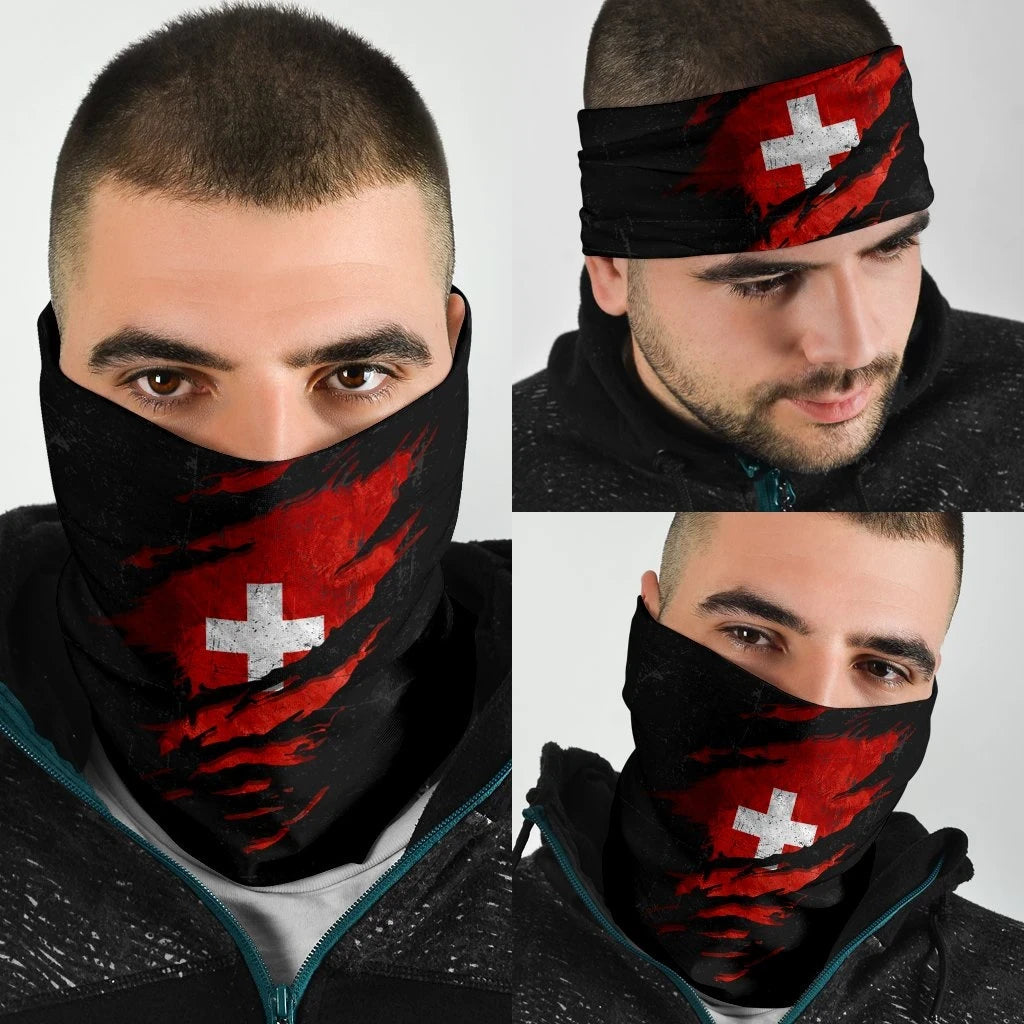 Switzerland In Me Bandana 3 Pack Special Grunge Style RLT13
