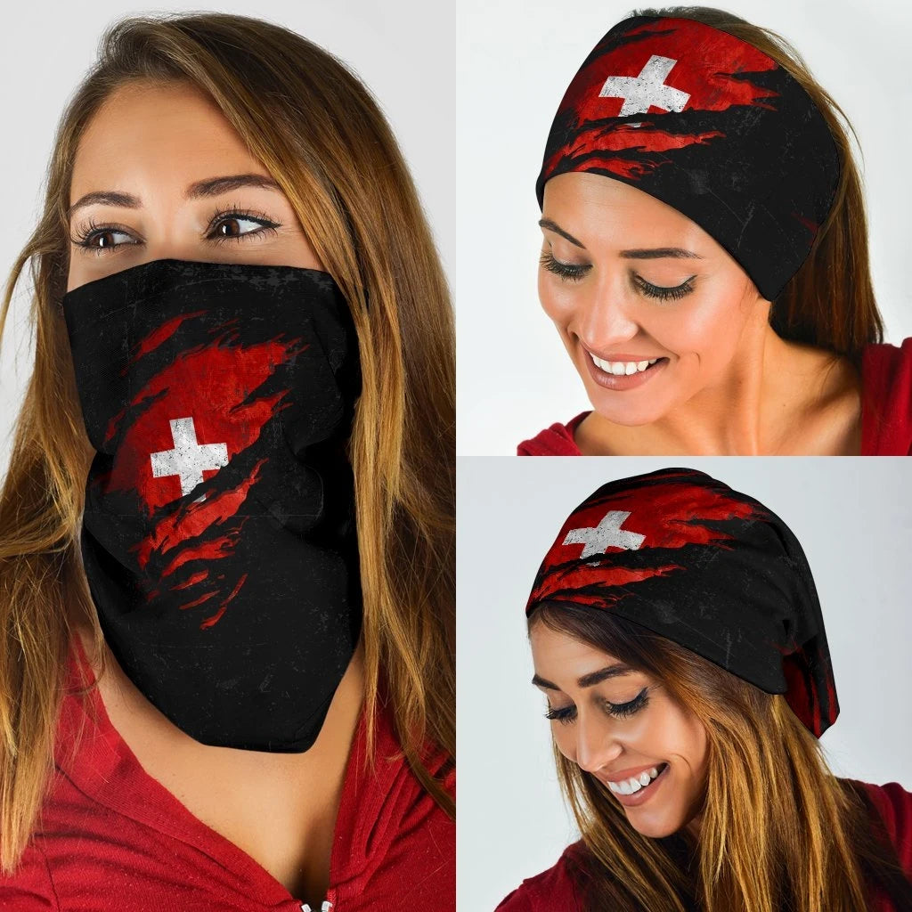 Switzerland In Me Bandana 3 Pack Special Grunge Style RLT13