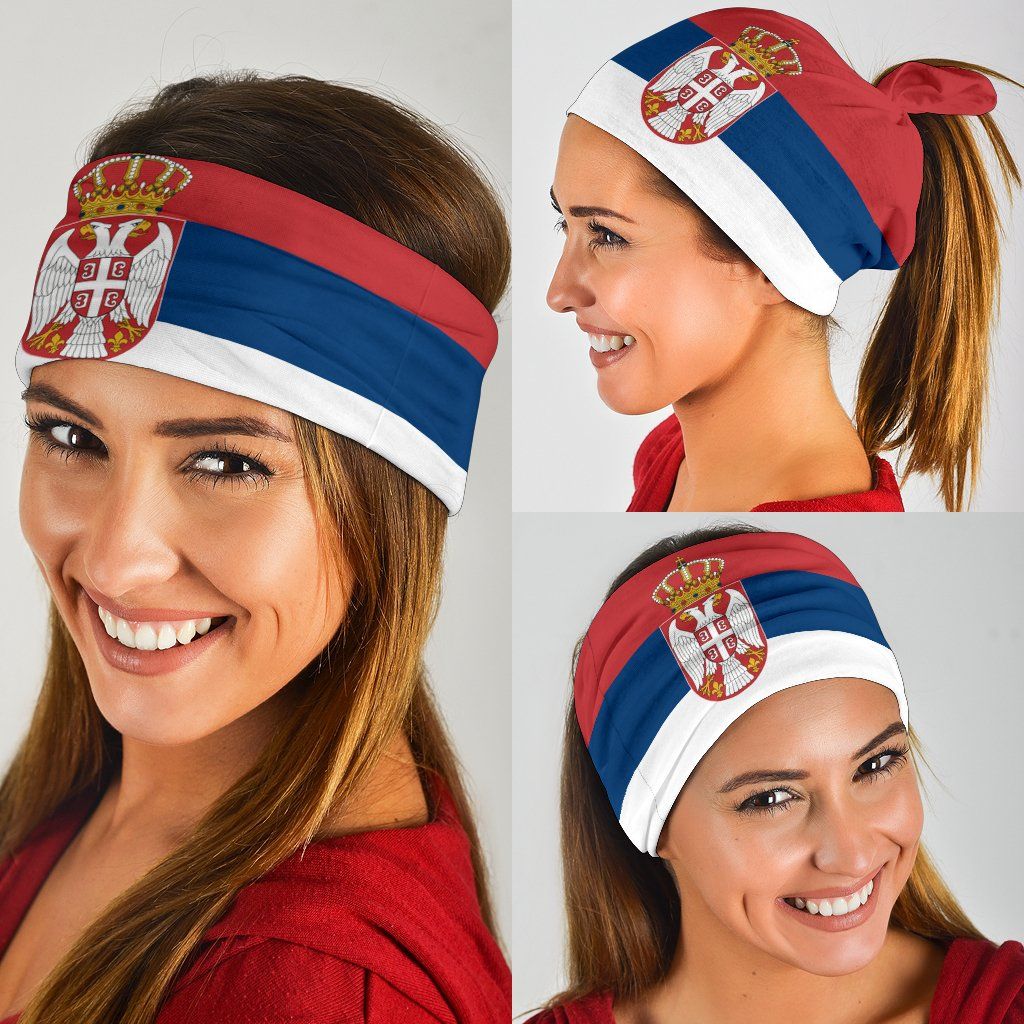 Serbia Bandana 3 Pack Flag Neck Gaiter RLT7