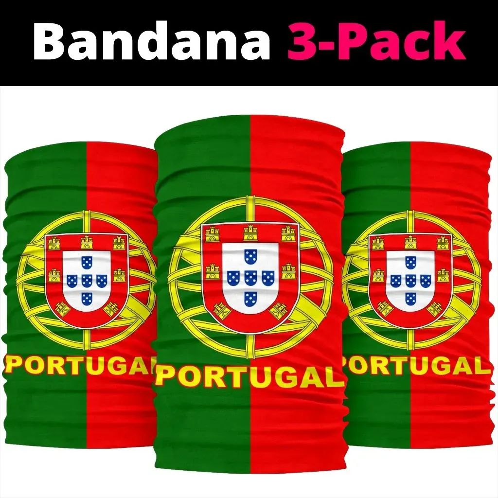 Portugal Euro 2021 Bandana 3 Pack RLT7