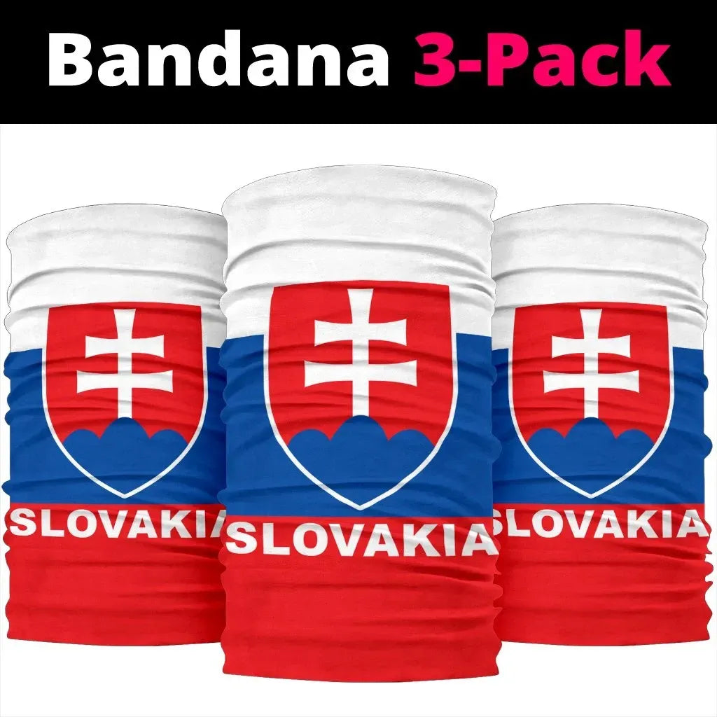 Slovakia Euro 2021 Bandana 3 Pack RLT13