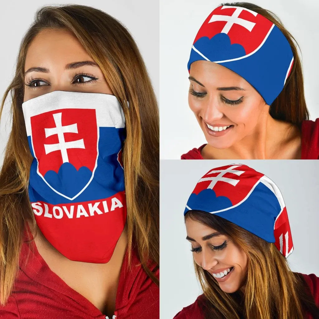 Slovakia Euro 2021 Bandana 3 Pack RLT13