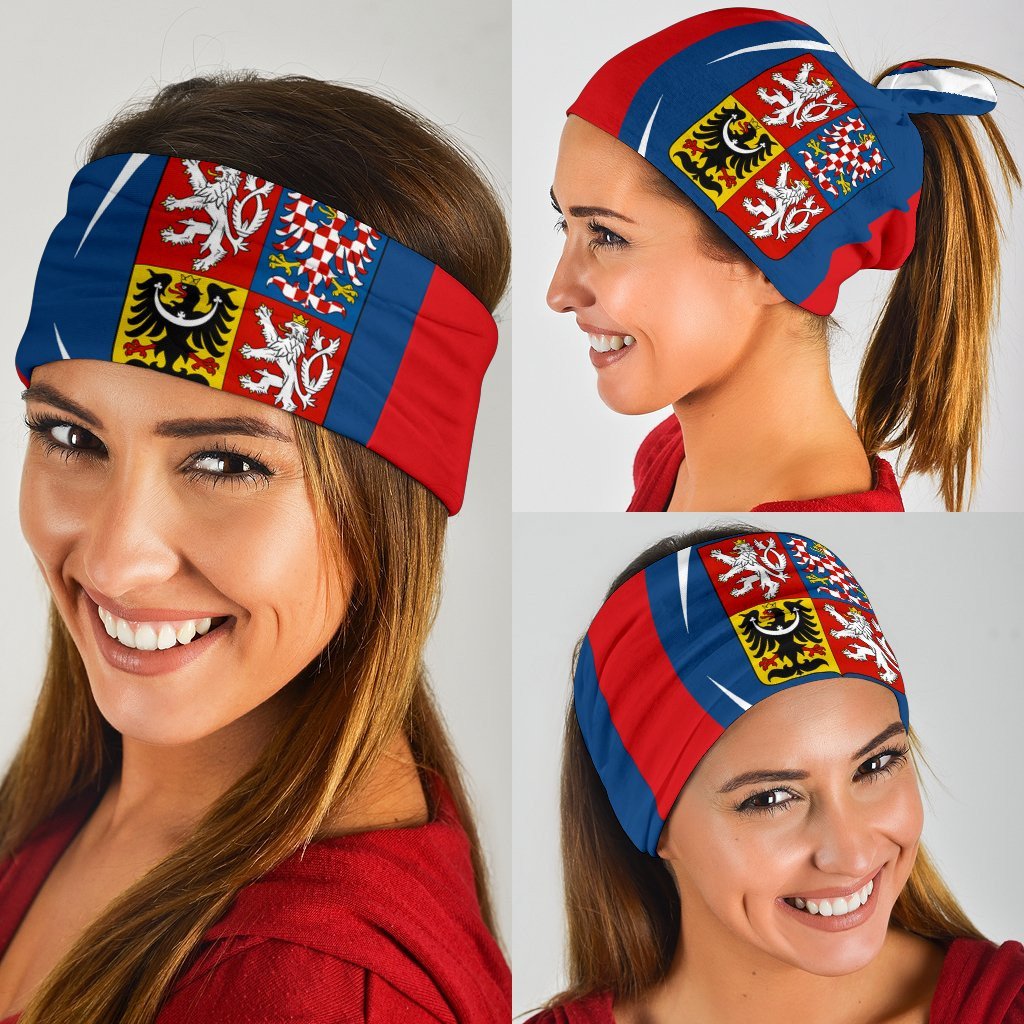 Czech Republic Flag Coat Ofrms Bandana 3-Pack RLT13
