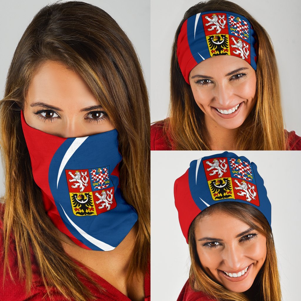 Czech Republic Flag Coat Ofrms Bandana 3-Pack RLT13