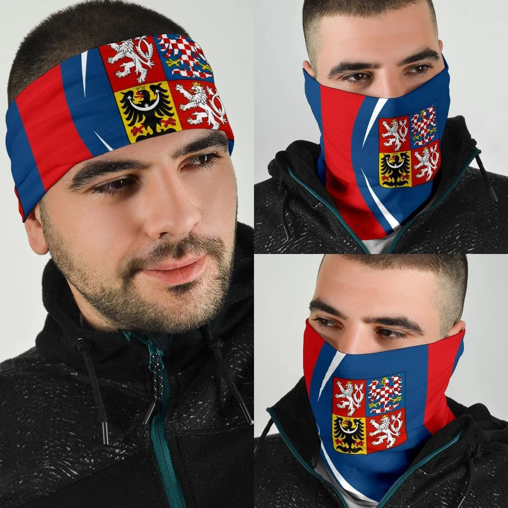 Czech Republic Flag Coat Ofrms Bandana 3-Pack RLT13