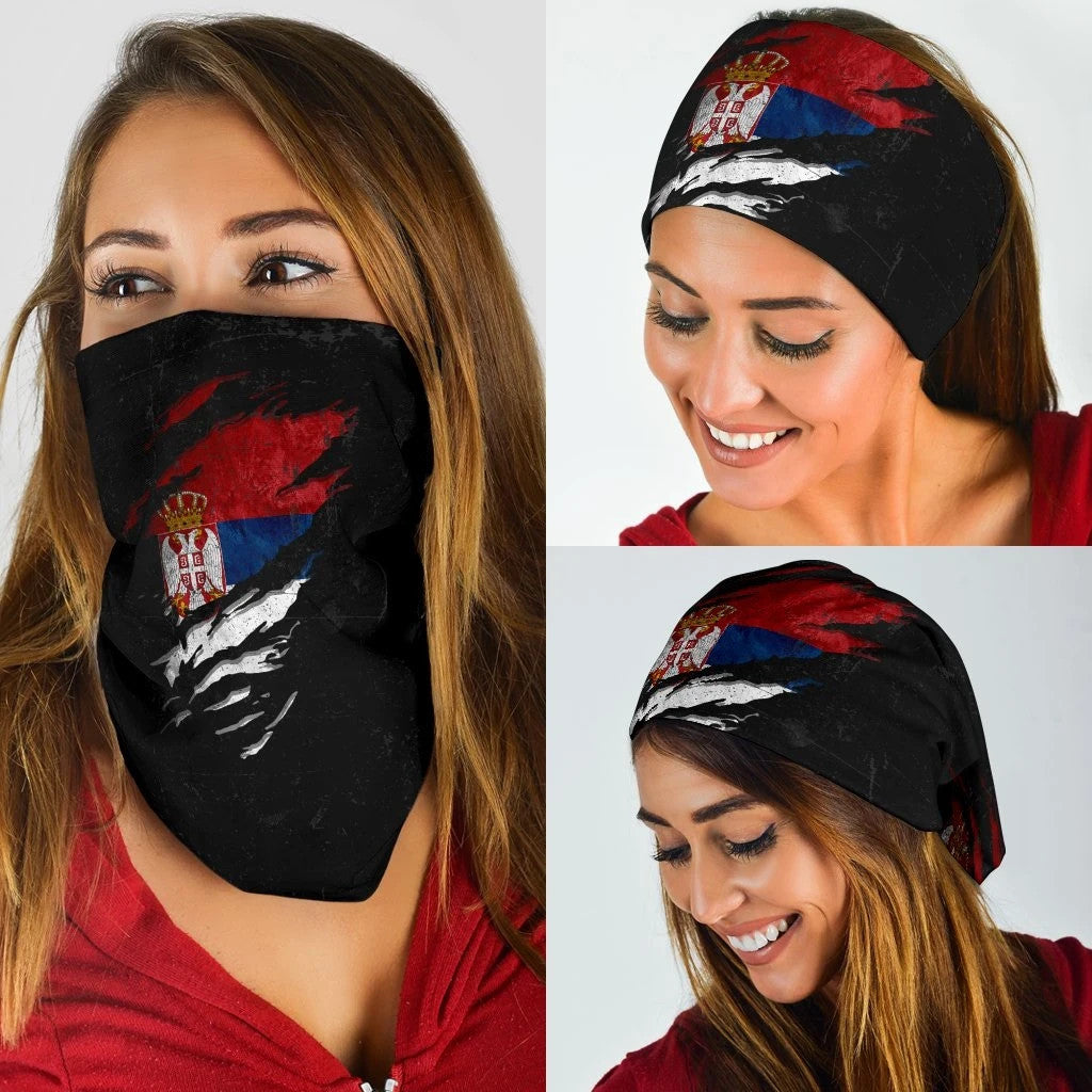 Serbia In Me Bandana 3 Pack Special Grunge Style RLT7