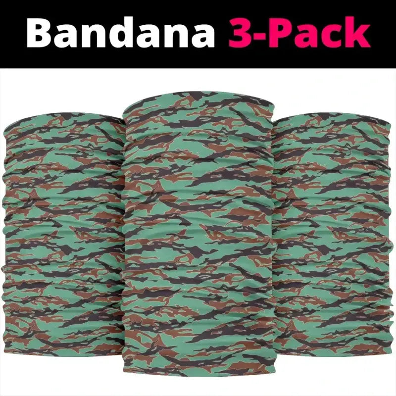 Army Guyana Tiger Stripe Camouflage Seamless Bandana 3-Pack RLT8