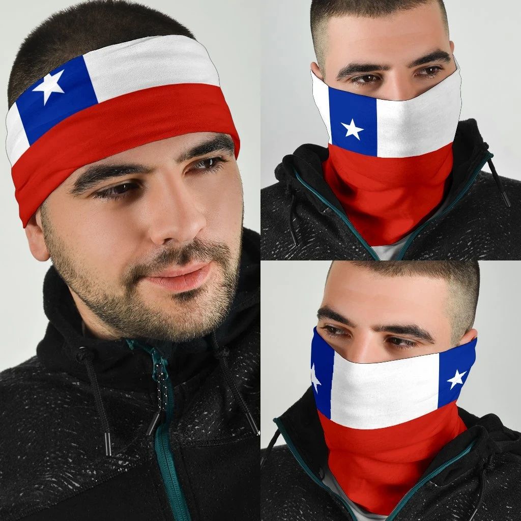 Chile Bandana 3-Pack - Flag Neck Gaiter RLT7