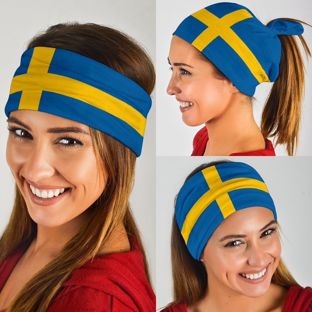 Sweden Bandana 3 Pack Flag Bandana RLT7