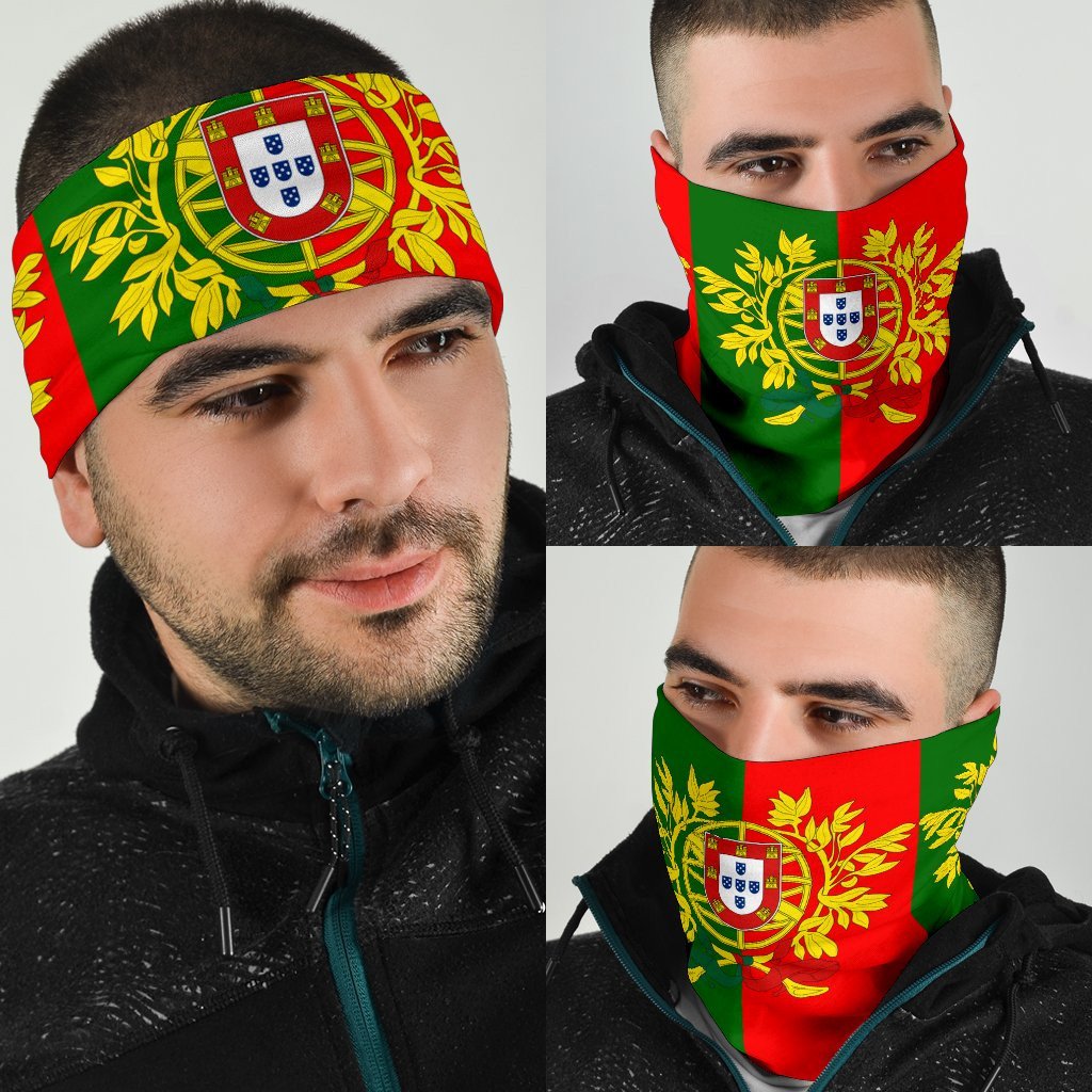 Portugal Flag With Coat Of Arms Bandana RLT7
