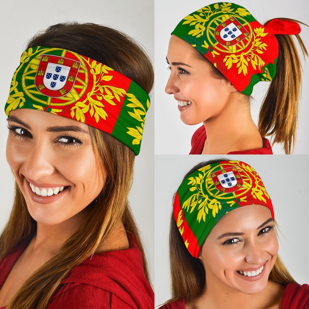 Portugal Flag With Coat Of Arms Bandana RLT7