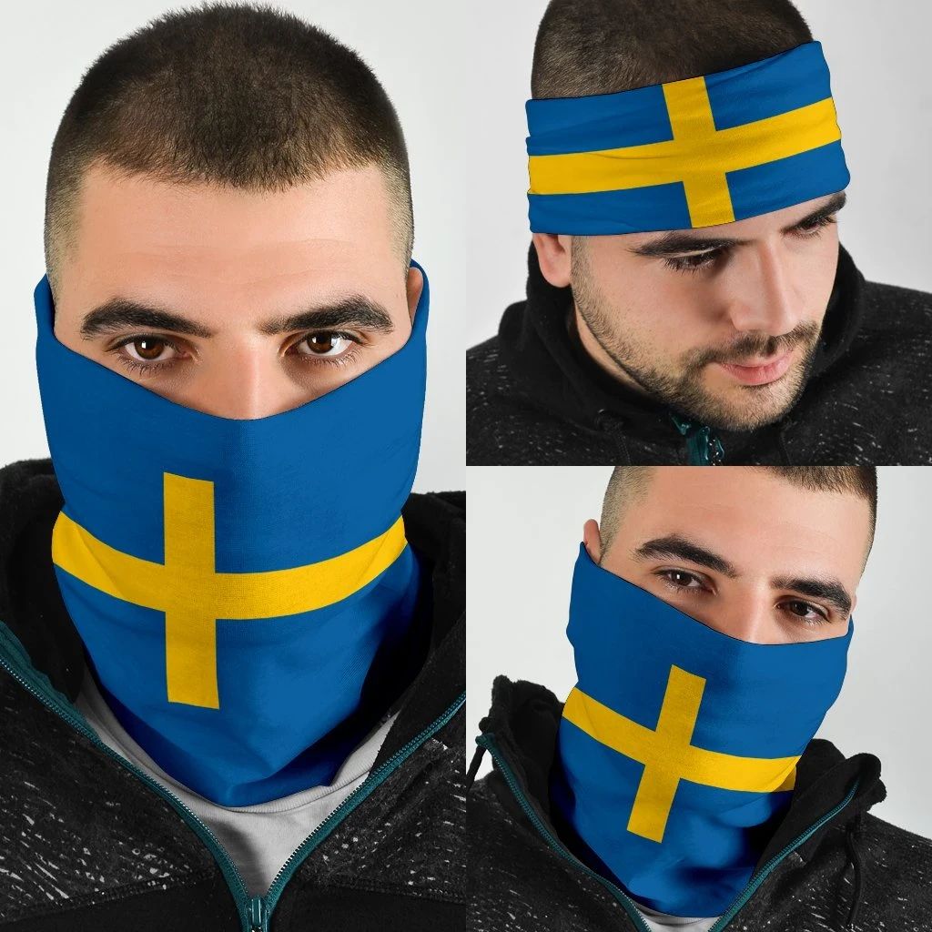 Sweden Bandana 3 Pack Flag Bandana RLT7