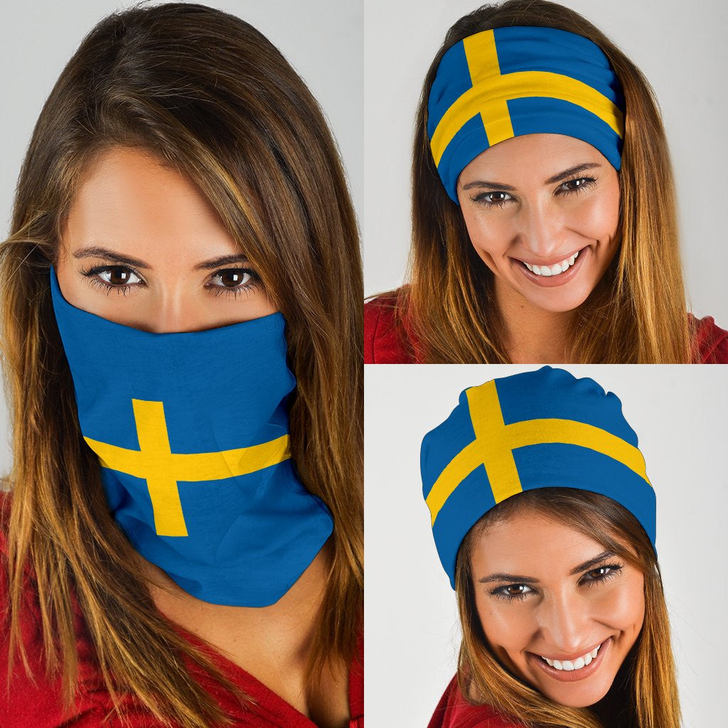 Sweden Bandana 3 Pack Flag Bandana RLT7