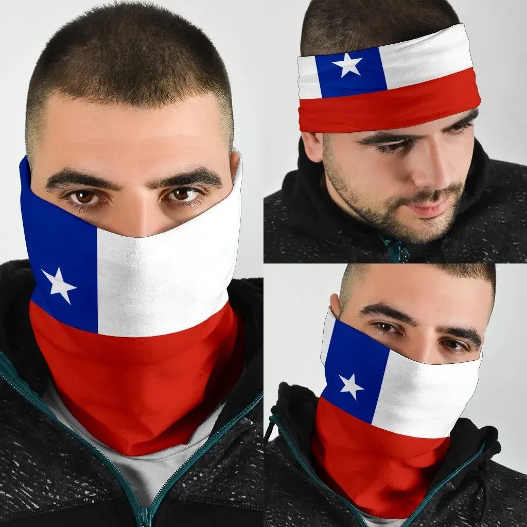 Chile Bandana 3-Pack - Flag Neck Gaiter RLT7