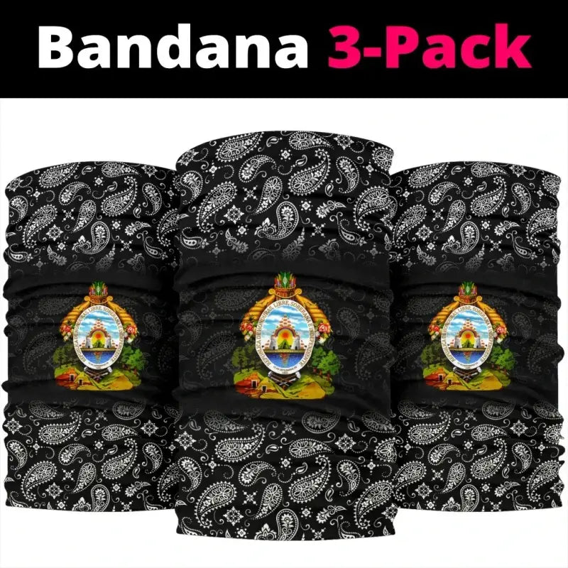 Honduras Bandana 3 - Pack - Neck Gaiter RLT8