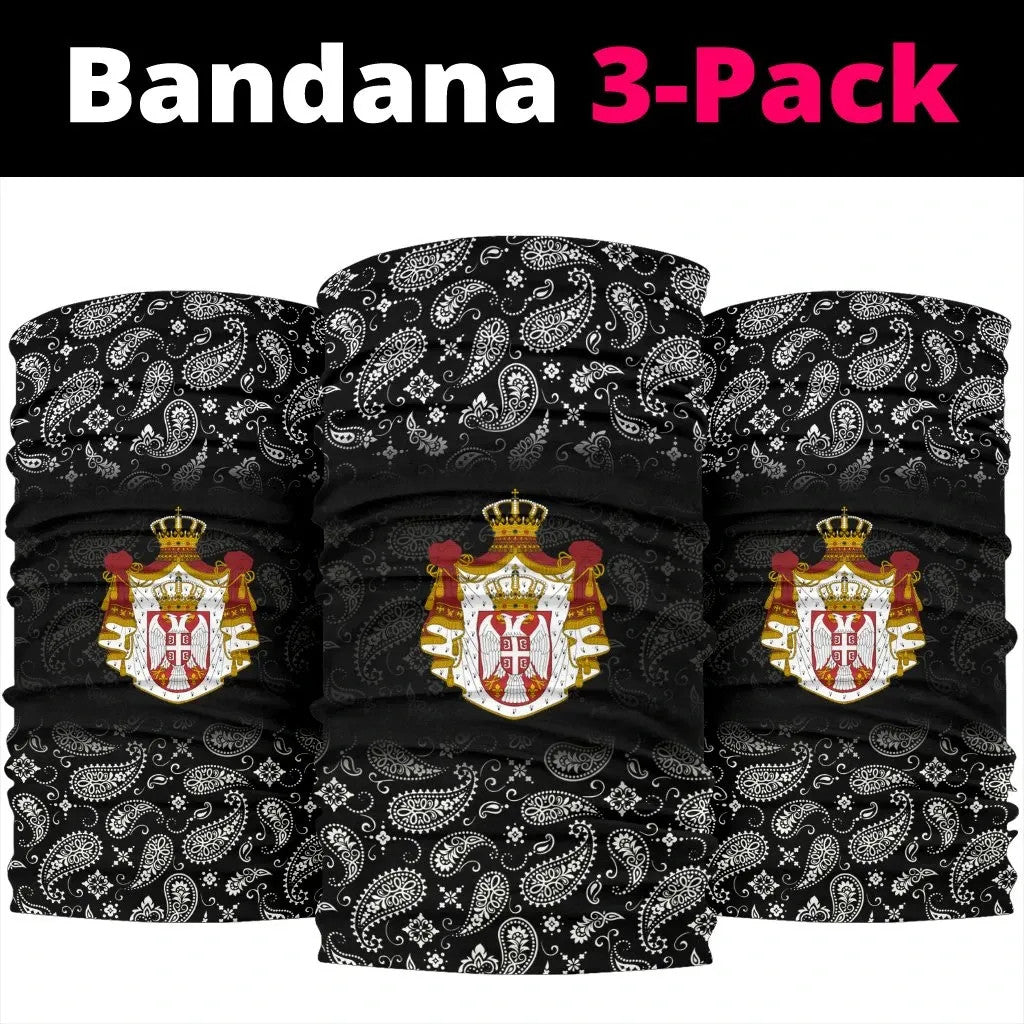 Serbia Bandana 3 Pack Neck Gaiter RLT7