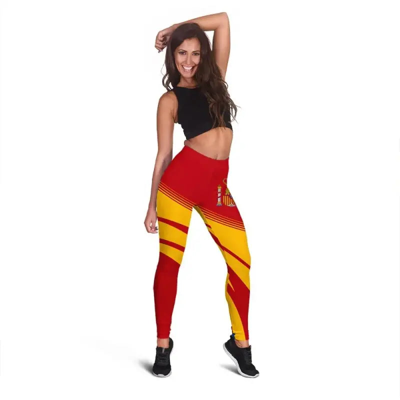 Spain Coat Of Arms Leggings Cricket RLT12