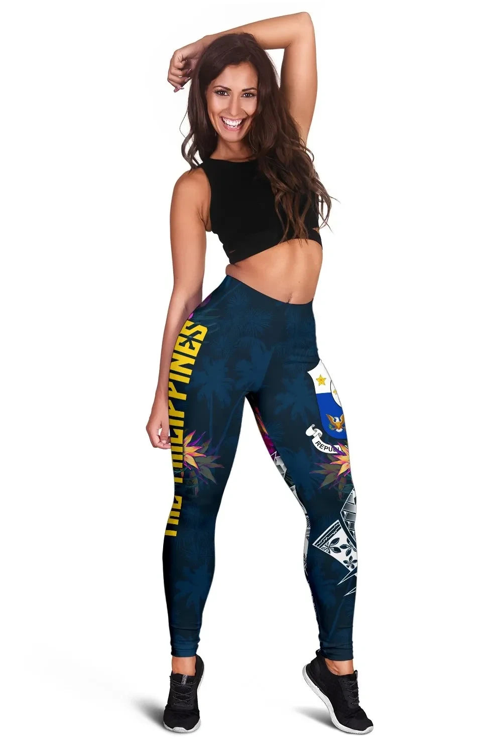 The Philippines Women's Leggings Summer Vibes RLT6