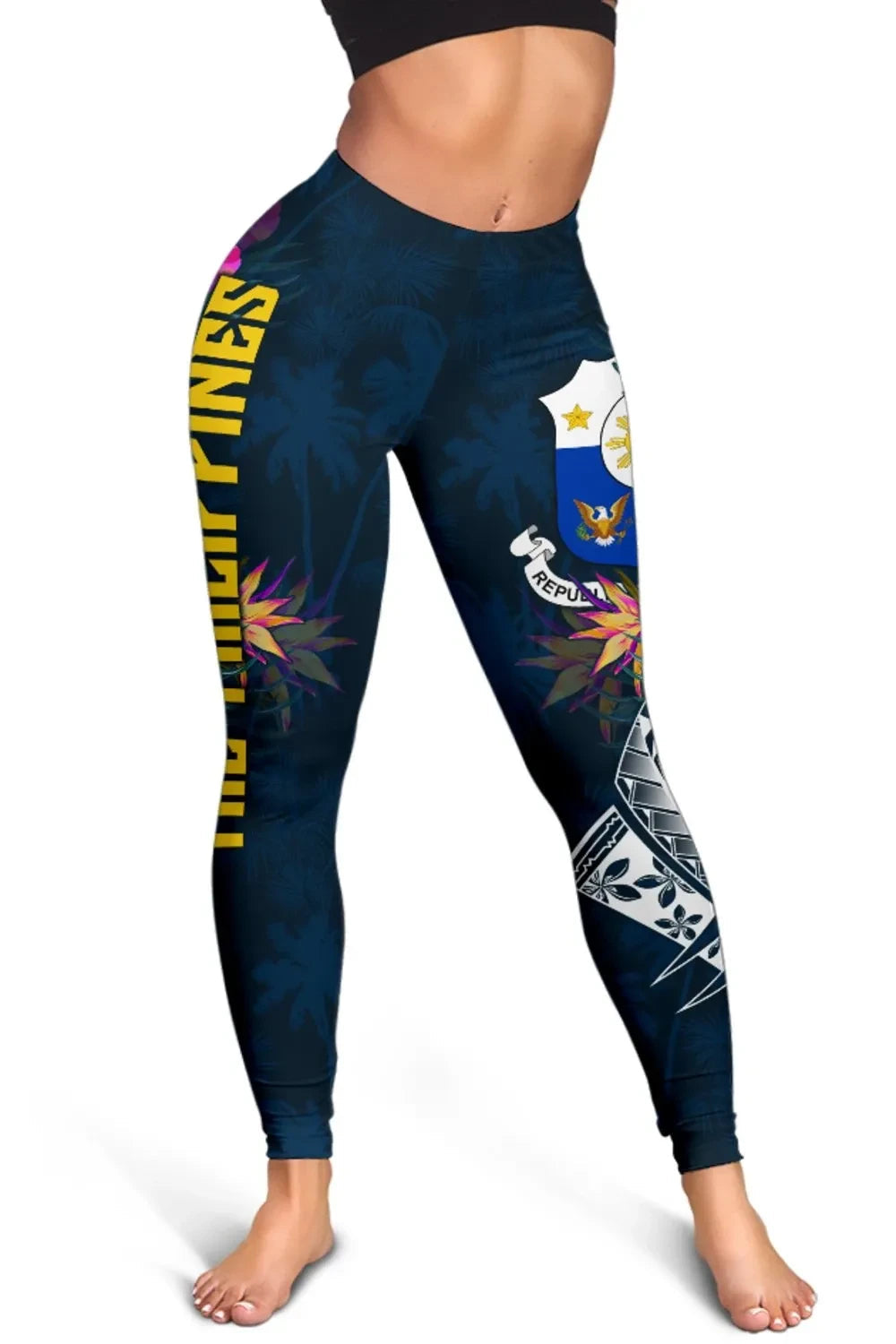 The Philippines Women's Leggings Summer Vibes RLT6