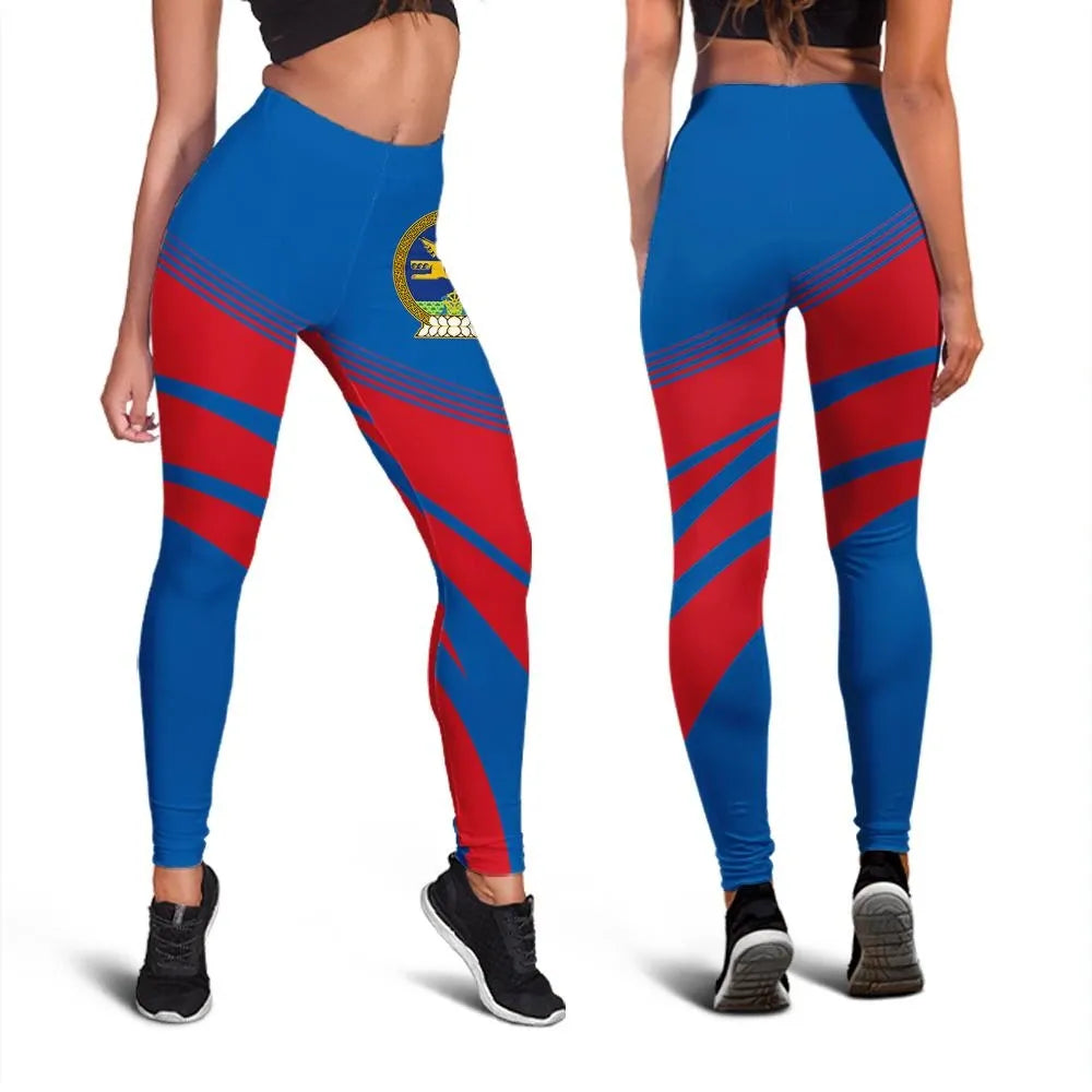 Mongolia Coat Of Arms Leggings Cricket RLT13
