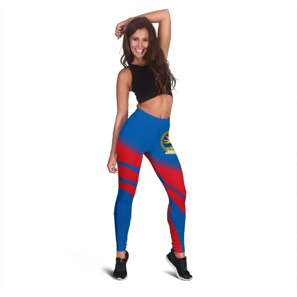 Mongolia Coat Of Arms Leggings Cricket RLT13