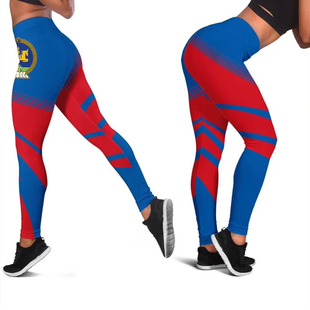 Mongolia Coat Of Arms Leggings Cricket RLT13