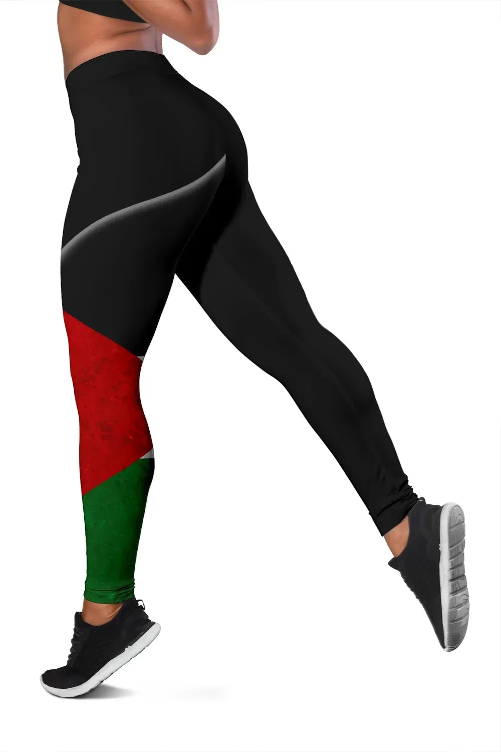 Palestine Flag Leggings Coat Of Arms RLT13