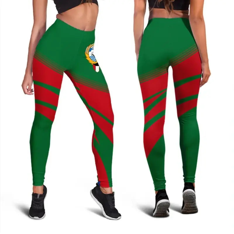 Kuwait Coat Of Arms Leggings Cricket RLT8