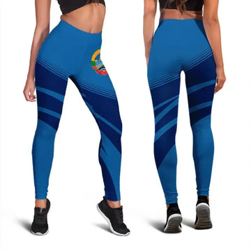 Laos Coat Of Arms Leggings Cricket RLT8