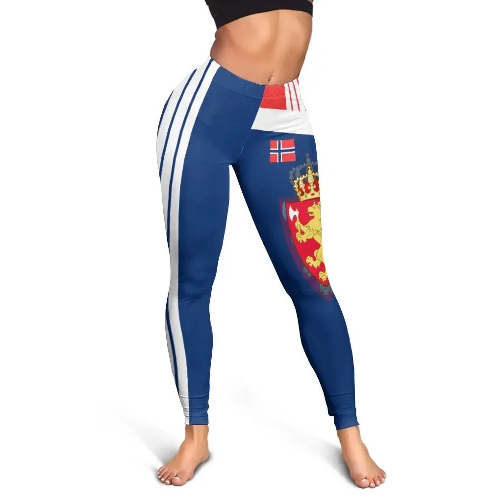 Norway Leggings Flag Of Norway RLT7