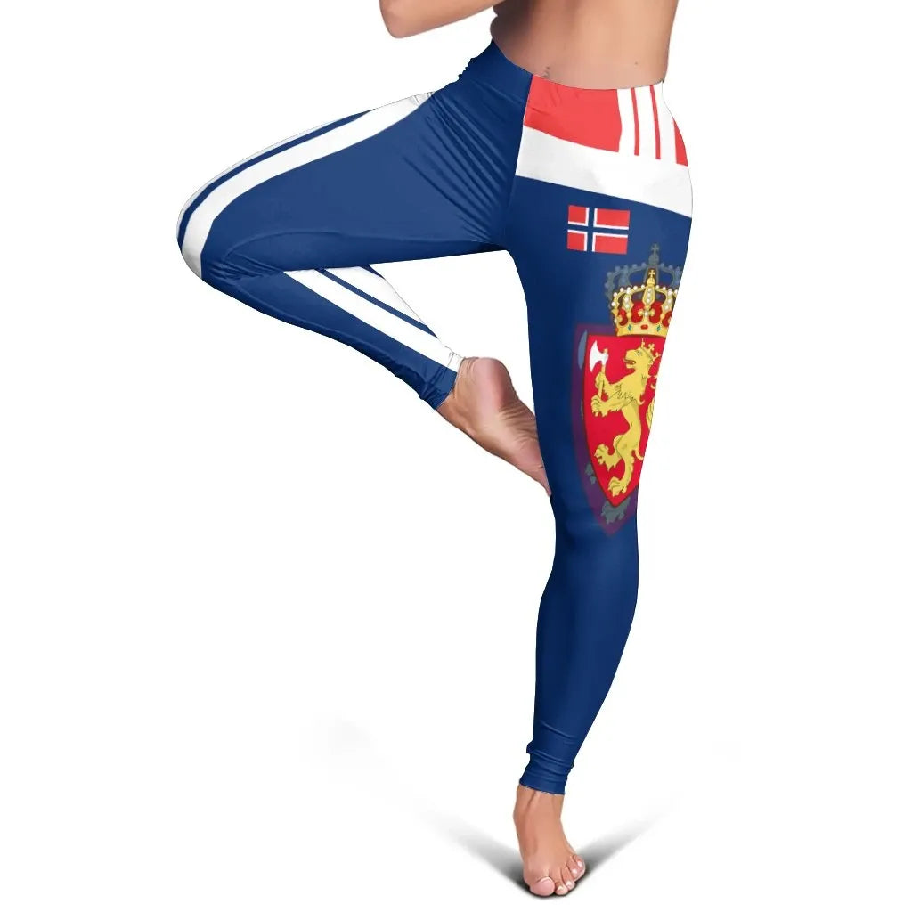 Norway Leggings Flag Of Norway RLT7
